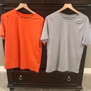 Mens Rhone Moisture-wicking tees, 2 pack, size Large